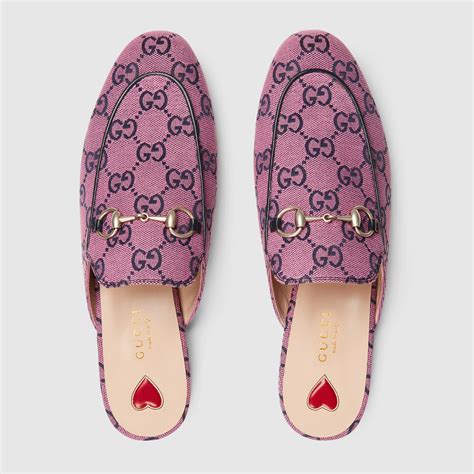 gucci loafers princetown roses|Gucci princetown loafer mule.